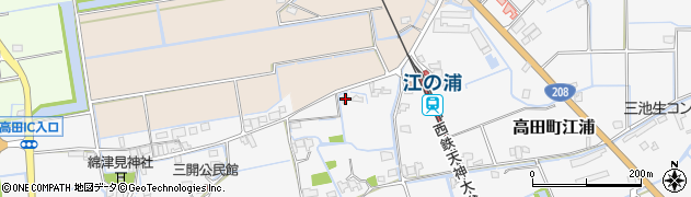 福岡県みやま市高田町江浦897周辺の地図