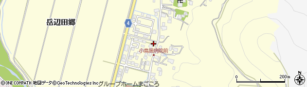 長崎県波佐見町（東彼杵郡）岳辺田郷周辺の地図