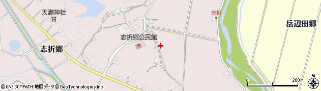 長崎県波佐見町（東彼杵郡）志折郷周辺の地図