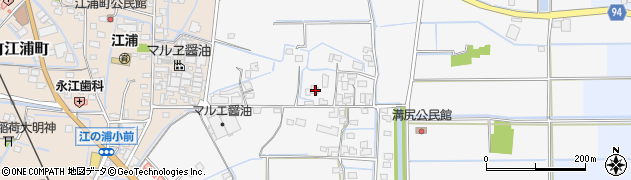 福岡県みやま市高田町江浦508周辺の地図