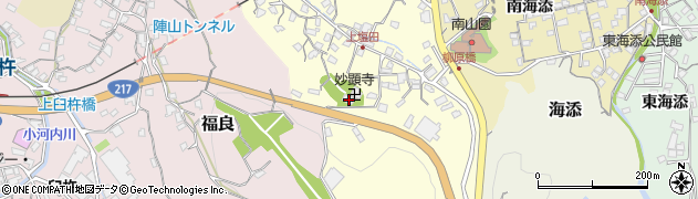 大分県臼杵市上塩田582周辺の地図