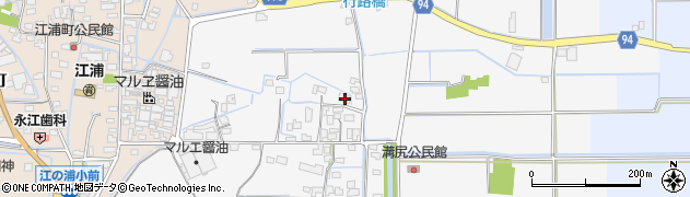 福岡県みやま市高田町江浦528周辺の地図