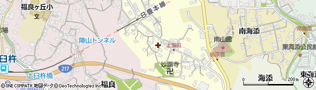 大分県臼杵市上塩田558周辺の地図