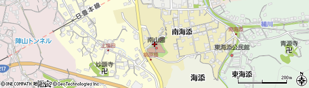 臼杵市医師会介護老人保健施設南山園周辺の地図