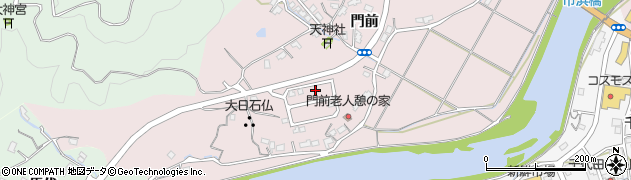 大分県臼杵市門前周辺の地図