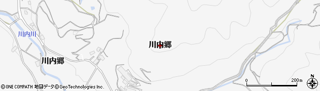 長崎県波佐見町（東彼杵郡）川内郷周辺の地図