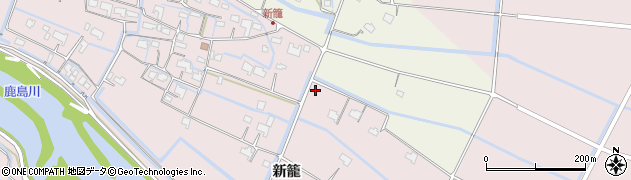 佐賀県鹿島市新籠2581周辺の地図
