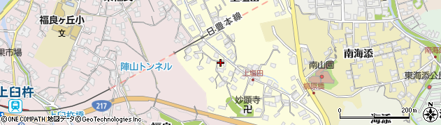 大分県臼杵市上塩田554周辺の地図