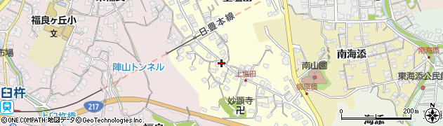大分県臼杵市上塩田488周辺の地図