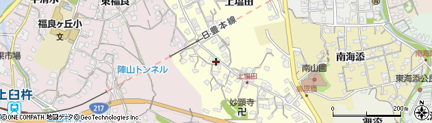 大分県臼杵市二王座487周辺の地図