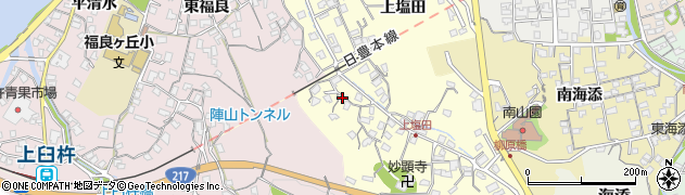 大分県臼杵市二王座550周辺の地図