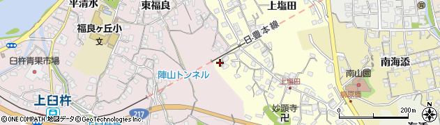 大分県臼杵市上塩田543周辺の地図