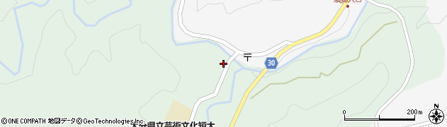 大分県竹田市直入町大字上田北2007周辺の地図