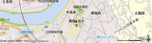 福良ヶ丘小学校・児童クラブ周辺の地図