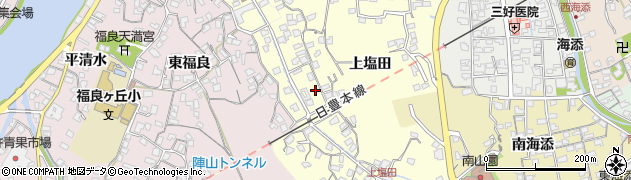 大分県臼杵市上塩田464周辺の地図