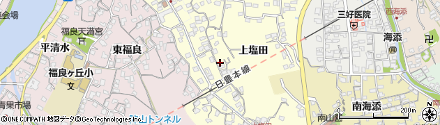 大分県臼杵市二王座461周辺の地図