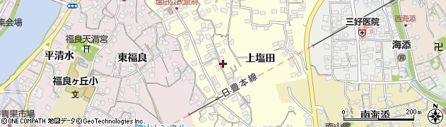 大分県臼杵市上塩田469周辺の地図
