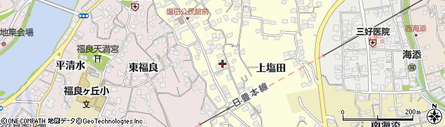 大分県臼杵市二王座103周辺の地図