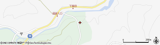 大分県竹田市直入町大字上田北1988周辺の地図