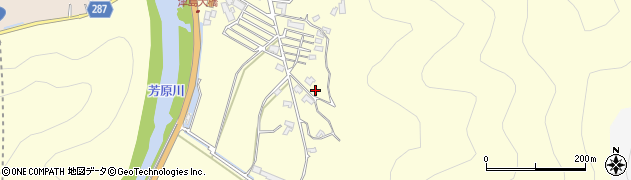愛媛県宇和島市津島町岩松1055周辺の地図