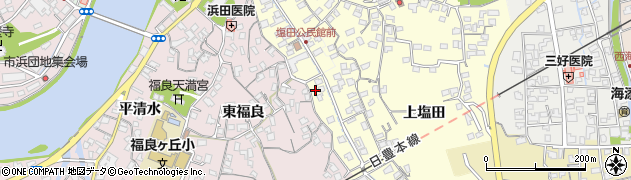 大分県臼杵市上塩田6周辺の地図