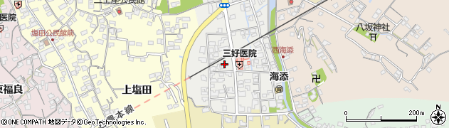 大分県臼杵市西海添周辺の地図