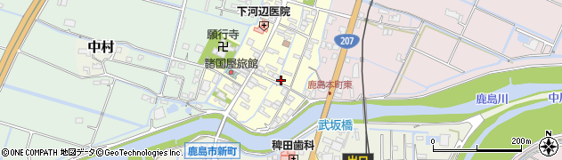 佐賀県鹿島市本町58周辺の地図