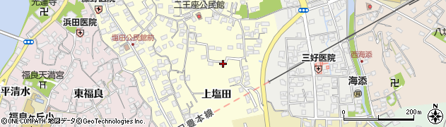 大分県臼杵市二王座266周辺の地図