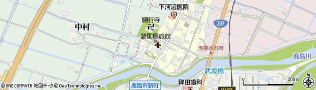 佐賀県鹿島市本町162周辺の地図