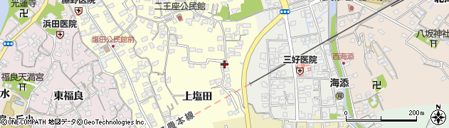 大分県臼杵市二王座260周辺の地図