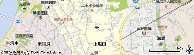 大分県臼杵市上塩田273周辺の地図