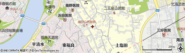 大分県臼杵市上塩田63周辺の地図