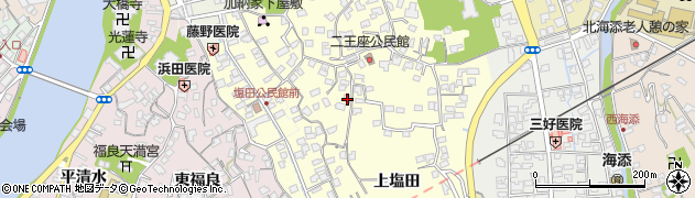 大分県臼杵市上塩田297周辺の地図