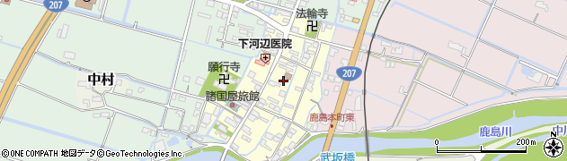 佐賀県鹿島市本町115周辺の地図