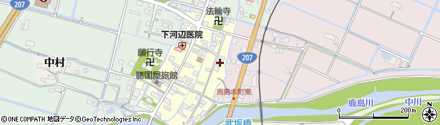 佐賀県鹿島市本町周辺の地図