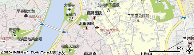 大分県臼杵市二王座26周辺の地図