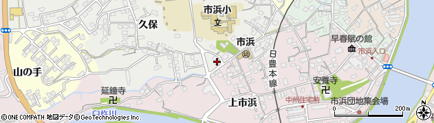 大分県臼杵市久保286周辺の地図