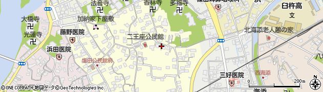 大分県臼杵市上塩田209周辺の地図