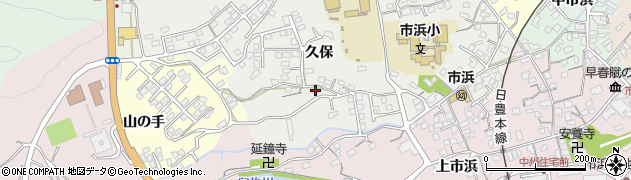 大分県臼杵市久保2周辺の地図