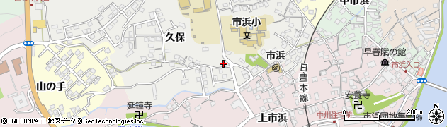 大分県臼杵市久保17周辺の地図