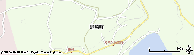長崎県佐世保市野崎町周辺の地図