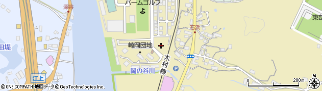 崎岡西公園周辺の地図