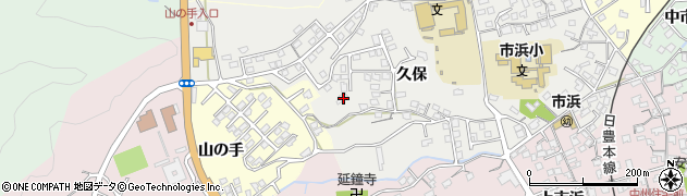 大分県臼杵市久保78周辺の地図