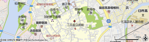 大分県臼杵市上塩田178周辺の地図
