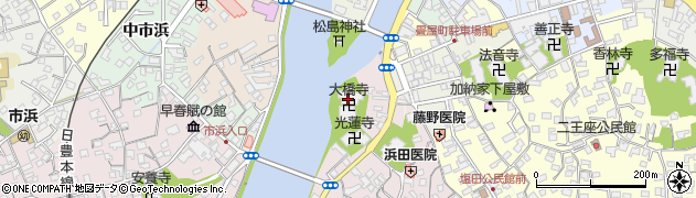 大橋寺周辺の地図