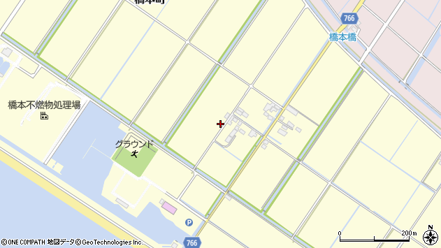 〒832-0052 福岡県柳川市橋本町の地図