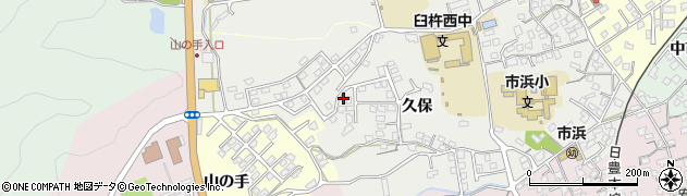大分県臼杵市久保77周辺の地図