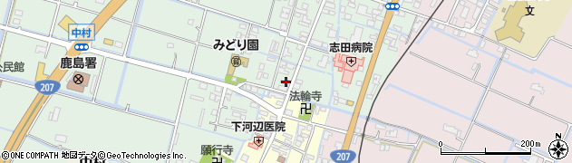 佐賀県鹿島市乙丸2171周辺の地図