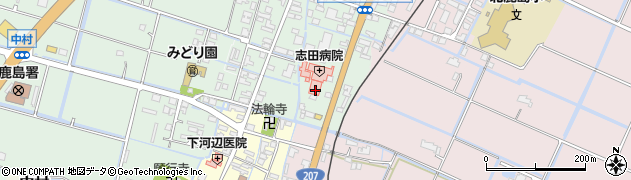 佐賀県鹿島市乙丸2145周辺の地図