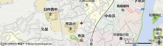 大分県臼杵市久保489周辺の地図